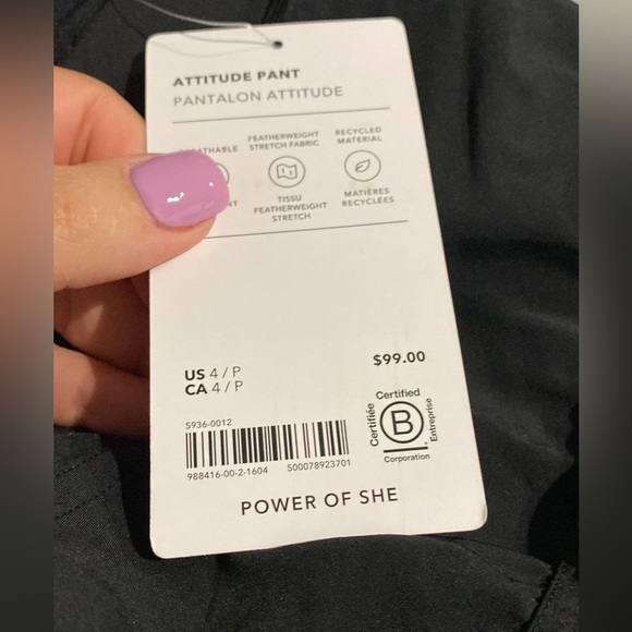 Athleta Attitude Mid Rise Jogger Pant // Black #988416 - Picture 10 of 16